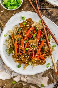MIX VEGETABLE IN SCHEZWAN SAUCE