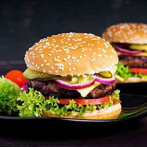 SOYA KEEMA DESI BURGER