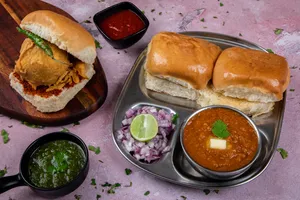 PAV BHAJI AND VADA PAV COMBO