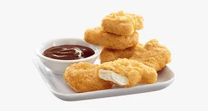 Chicken Nuggets with BBQ Sauce