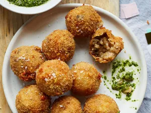 Mushroom Arancini