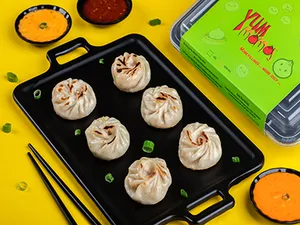 Veggie Pan Fried Momos