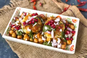 PUNJABI TIKKI CHOLE WITH LASSI