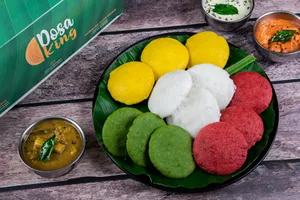 Colourful Idli Platter