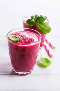 Strawberry lassi