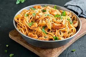 Chicken Indiana  Makhani Sauce Spaghetti