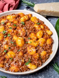 Gnocchi- Alla Bolognese