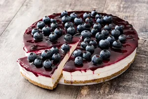 Blueberry cheese cake
