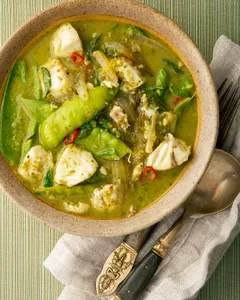 SEA FOOD GREEN THAI CURRY