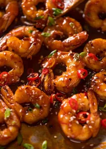 PRAWNS IN HOT GARLIC SAUCE