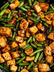 TOFU IN BLACK PEPPER SAUCE