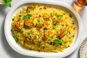 PANEER BIRYANI WITH RAITA