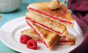 BREAD BUTTER JAM SANDWICH