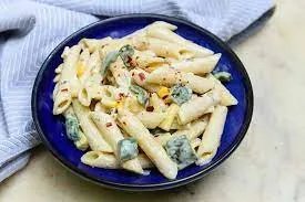 Vegetarian Indiana White Sauce  Penne