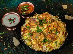 Soya Chaap Biryani